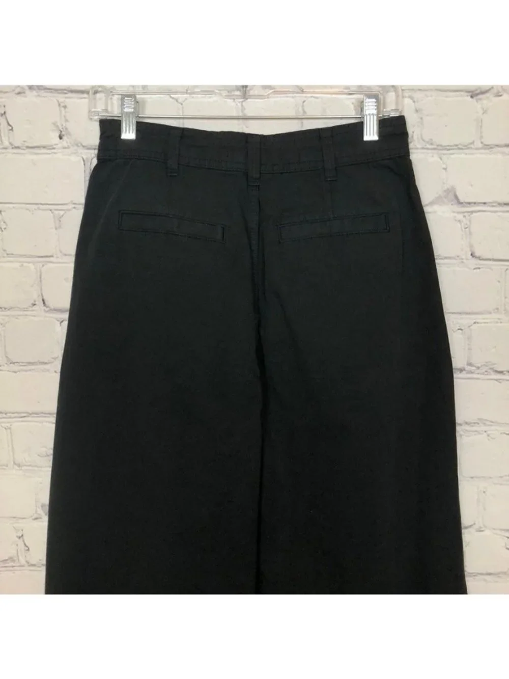 NWT Everlane The Everywhere Pant Size 0 Black Barrel Leg